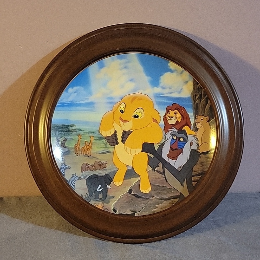 DISNEY THE LION KING PLATE "THE CIRCLE OF LIFE" BRADFORD EXCHANGE 1994